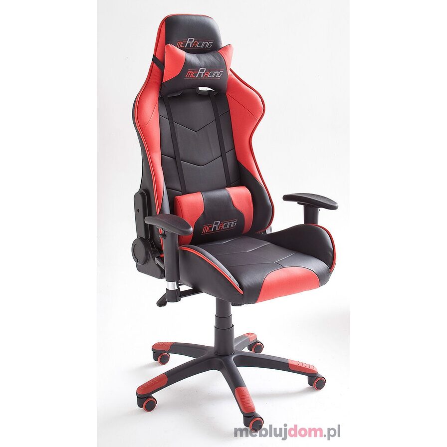 Fotel gamingowy mcRACING 5 ekoskóra z poduszkami