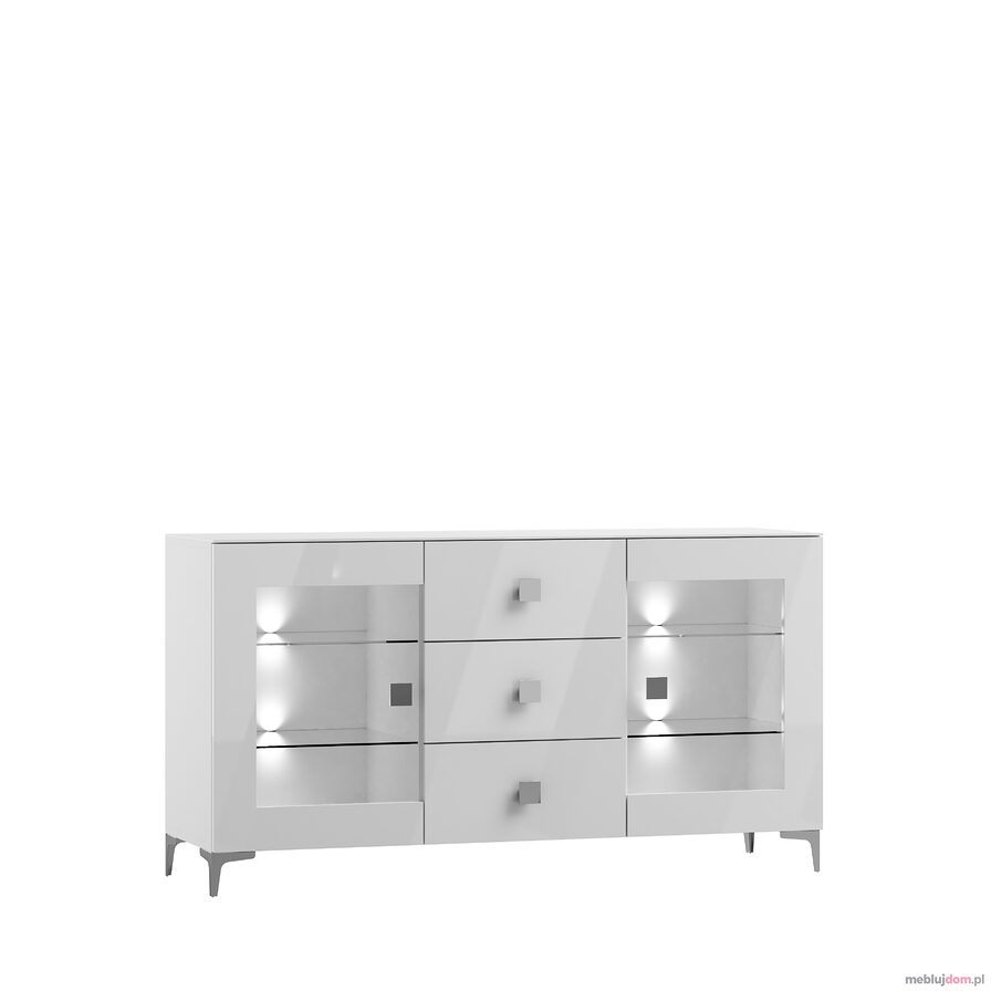 Komoda PORTO PT04 biały połysk