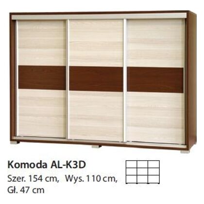 Komoda ALASKA AL-K3D