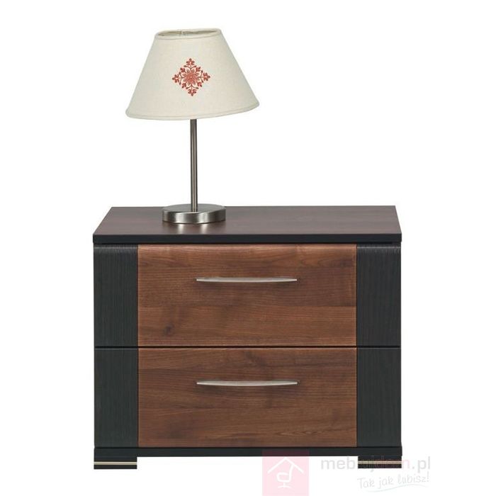 Szafka nocna NAOMI NA-14 Orzech + wenge