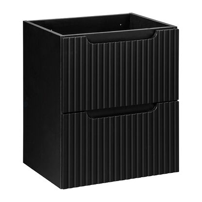 Szafka pod umywalkę NOVA BLACK D2 82-50-2S 50cm
