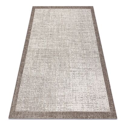 DYWAN SZNURKOWY SIZAL FLOORLUX 20401 Ramka szampański / taupe