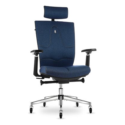 Fotel ergonomiczny SPACE Kulik System granatowy