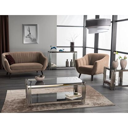 Beżowa sofa Elite VELVET 2 Signal tapicerowana tkaniną bluvel 28