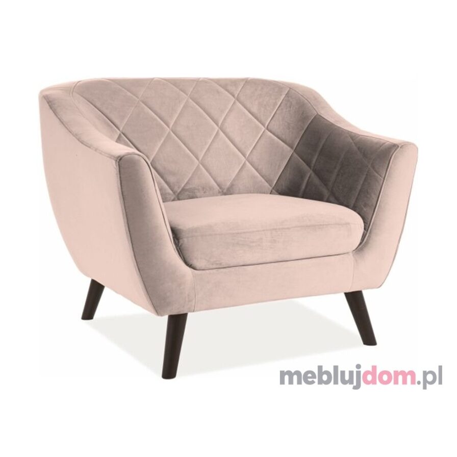 Fotel MOLLY VELVET 1 Signal beżowy - bluvel 28