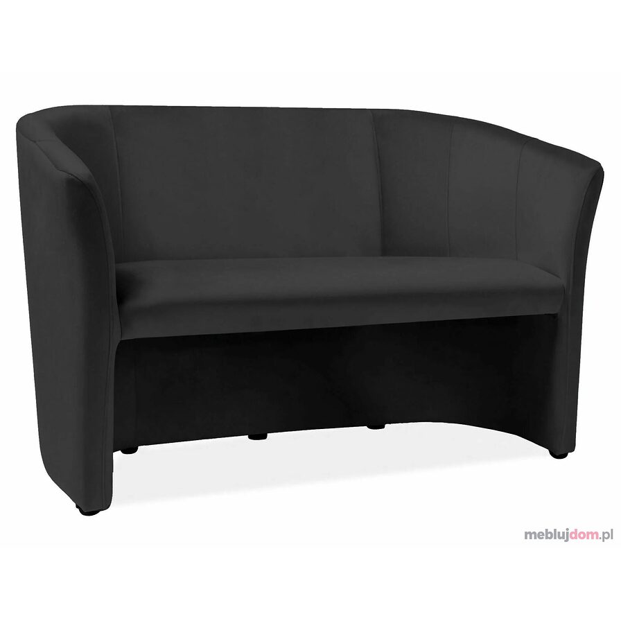 Czarna sofa klubowa TM-2 Velvet Signal