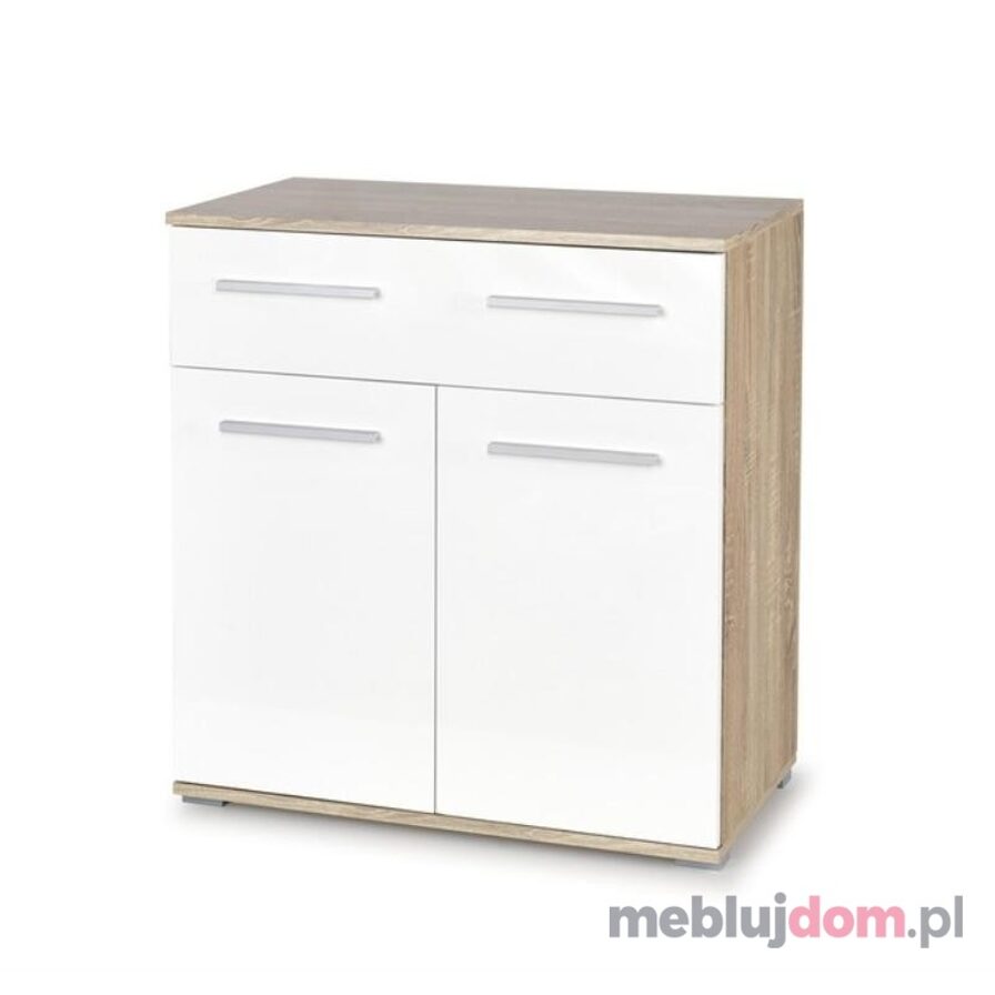 Komoda LIMA KM-1 Halmar dąb sonoma + biały
