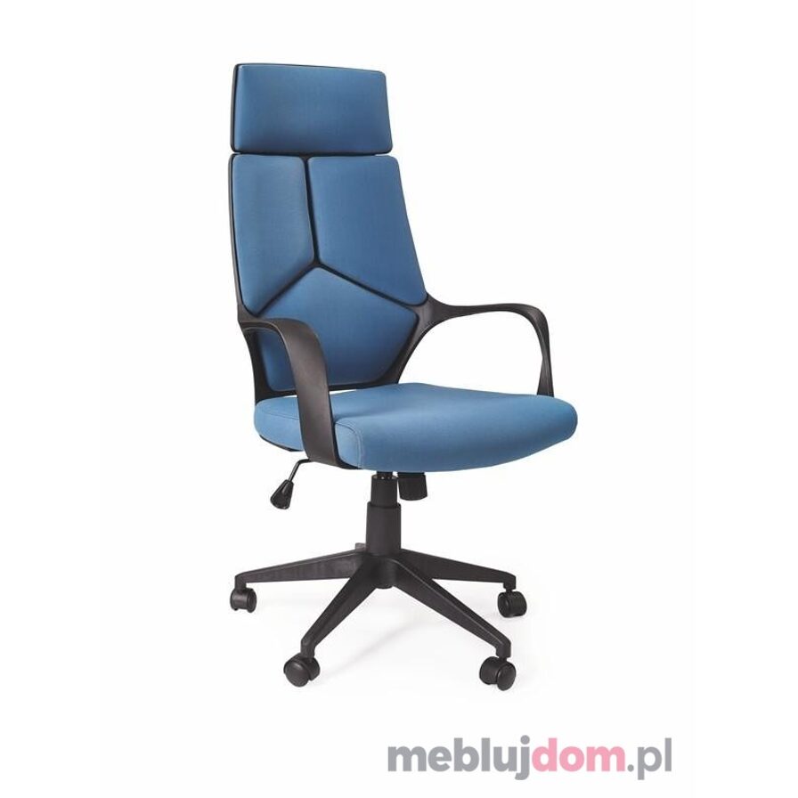 Fotel obrotowy VOYAGER Halmar niebieski + czarny