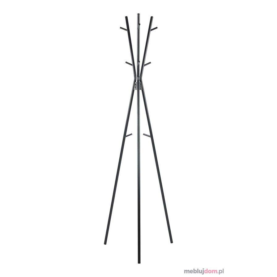 Czarny metalowy wieszak W7-FX