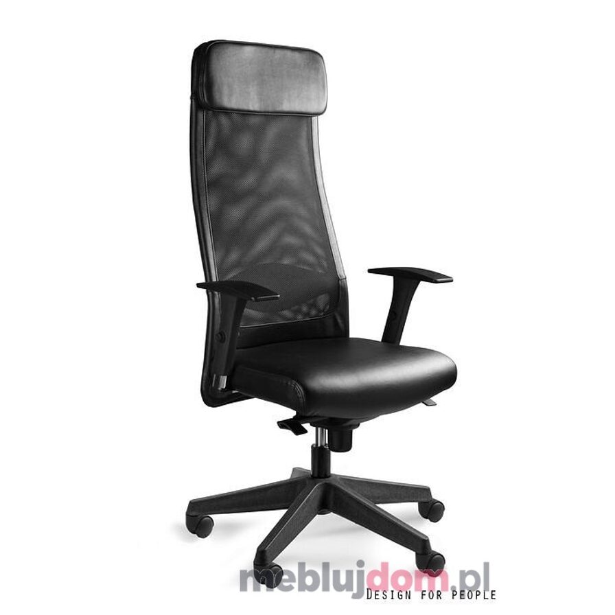 Fotel biurowy ARES Soft HL skóra naturalna