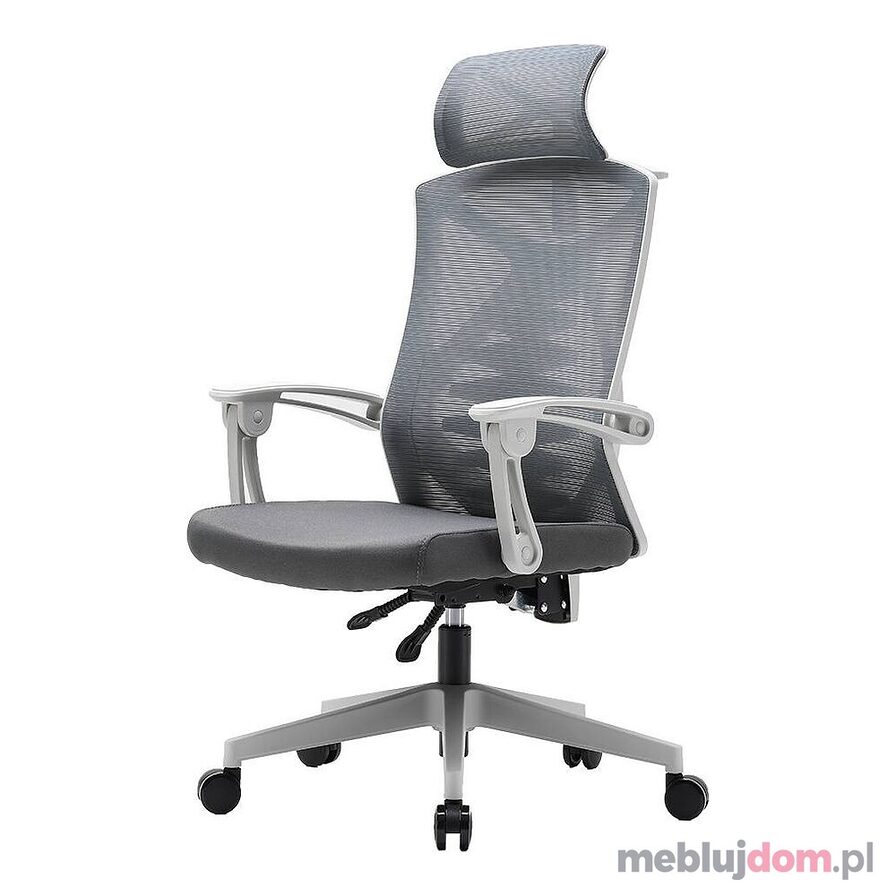 Fotel ergonomiczny SPINO do 150 kg szary