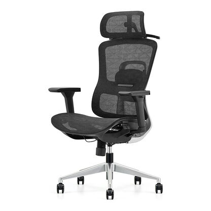 Czarny fotel ergonomiczny HOMER S