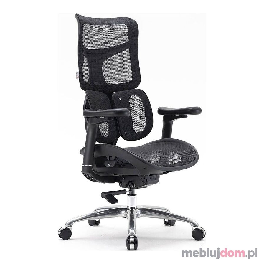 Czarny fotel ergonomiczny ASTRO