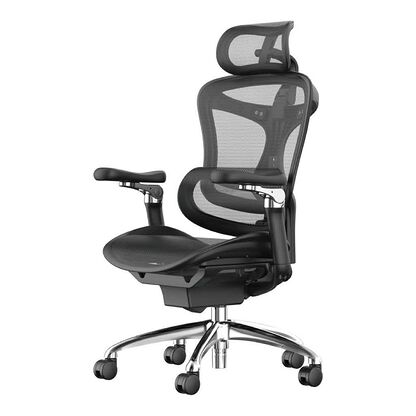 Czarny fotel ergonomiczny KOSMO