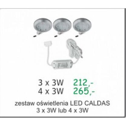 Zestaw oświetlenia LED CALDAS KAM Meble