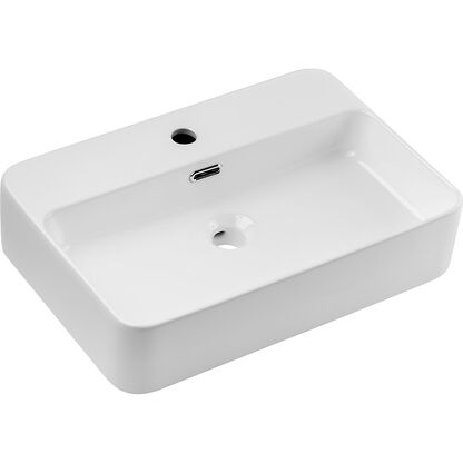 Umywalka nablatowa TRUST 2 WHITE ( E-6282 )