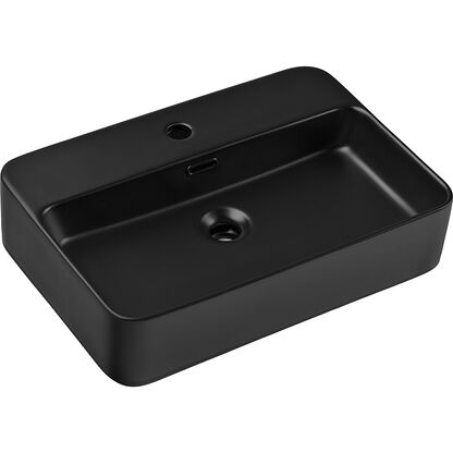 Umywalka nablatowa TRUST 2 BLACK ( E-6282 ) w czarnym odcieniu
