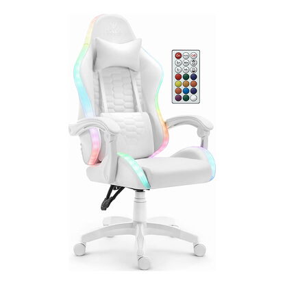 Fotel gamingowy HC-1000 LED Ekoskóra