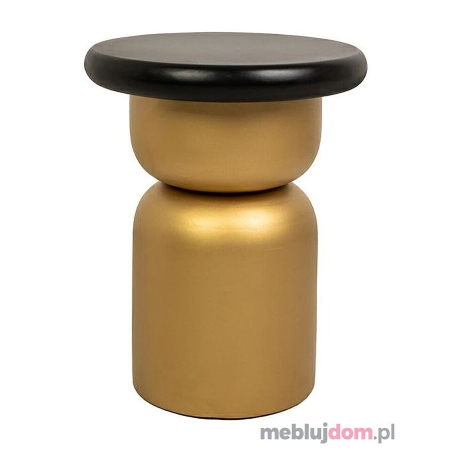 MaMaison stolik LEONARDO 39 czarny / złoty