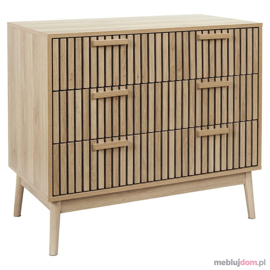 Komoda Klaus 3 szuflady naturalna