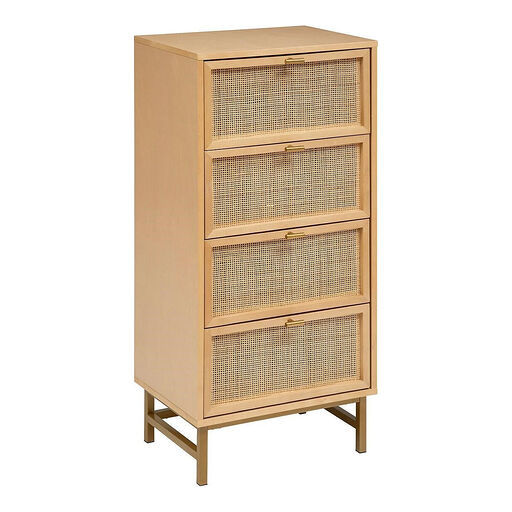 Wąska komoda Rayo rattan