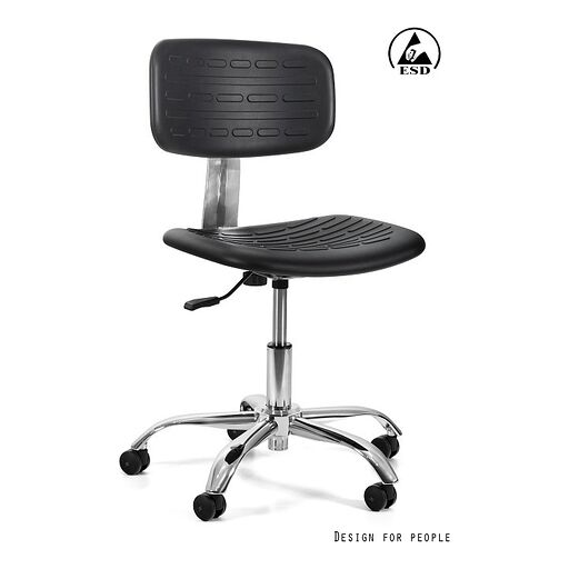 ESD Krzesło specjalistyczne ROBIN CHROM Unique tworzywo PU