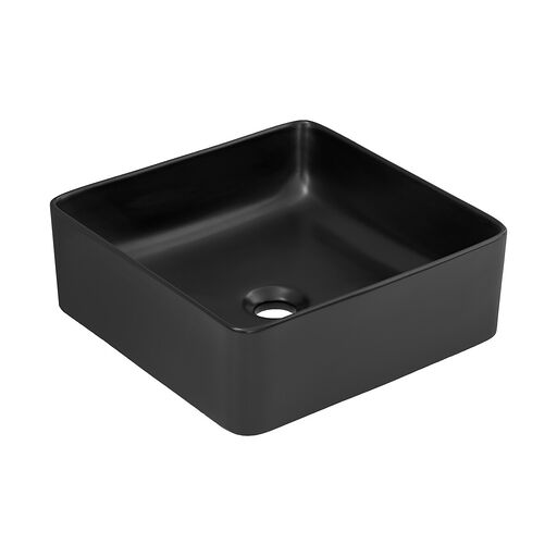 Umywalka nablatowa UM-6276 SLIM 40 BLACK DP