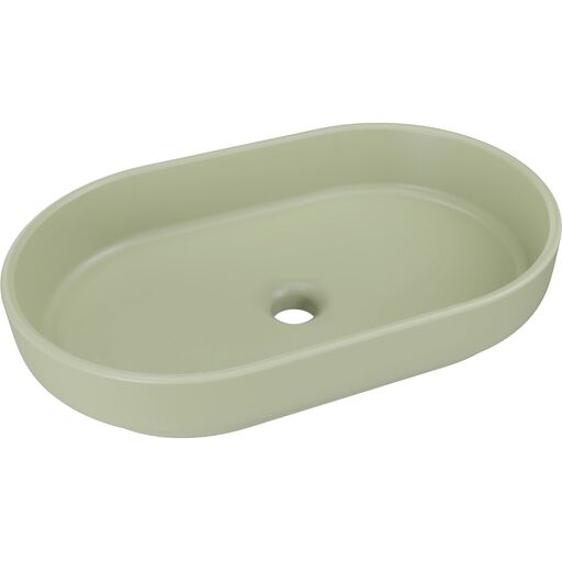 Umywalka nablatowa RIVER 2 OLIVE GREEN MATT UN 55 ( E-6594 )