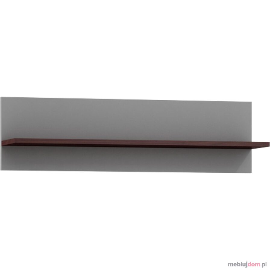 Półka ścienna IRL IR-P2 - Kasztan wenge + szary platynowy