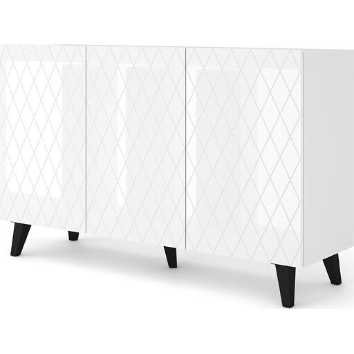 Komoda DIUNA 3D BLACK LEGS