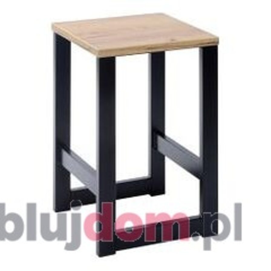 Taboret, stołek industrialny LOFTEO Płozy siedzisko 18mm