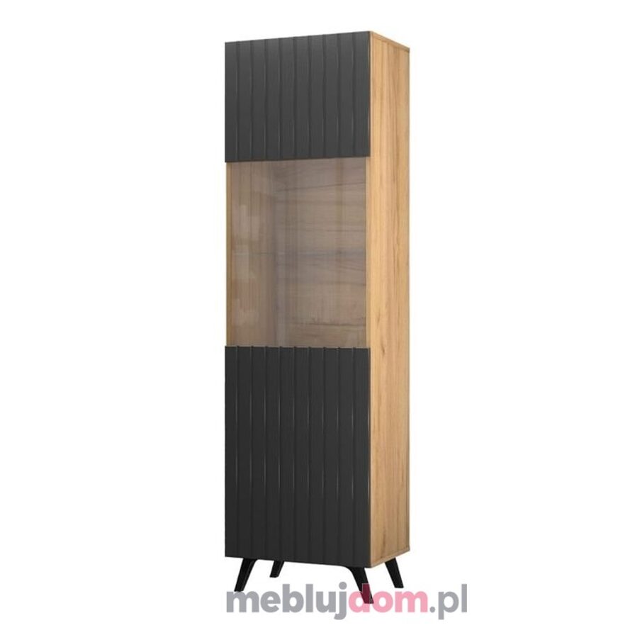 Witryna DIVERSE CRAFT DIWI-1C Restol + czarny FR2 na nóżkach