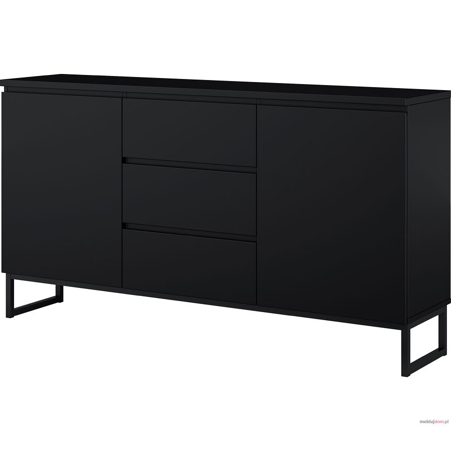Komoda MODO II 26 2D3S - Czarny onyx
