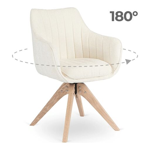 Krzesło półobrotowe LEMON Boucle