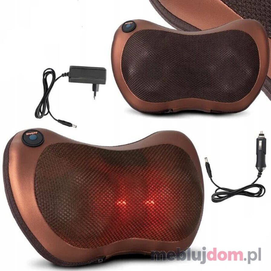 Poduszka masująca podgrzewana ME-MP02 brązowa