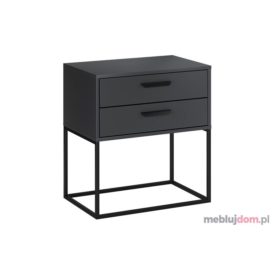 Szafka nocna NAVELLO 61-60-2S - Antracyt