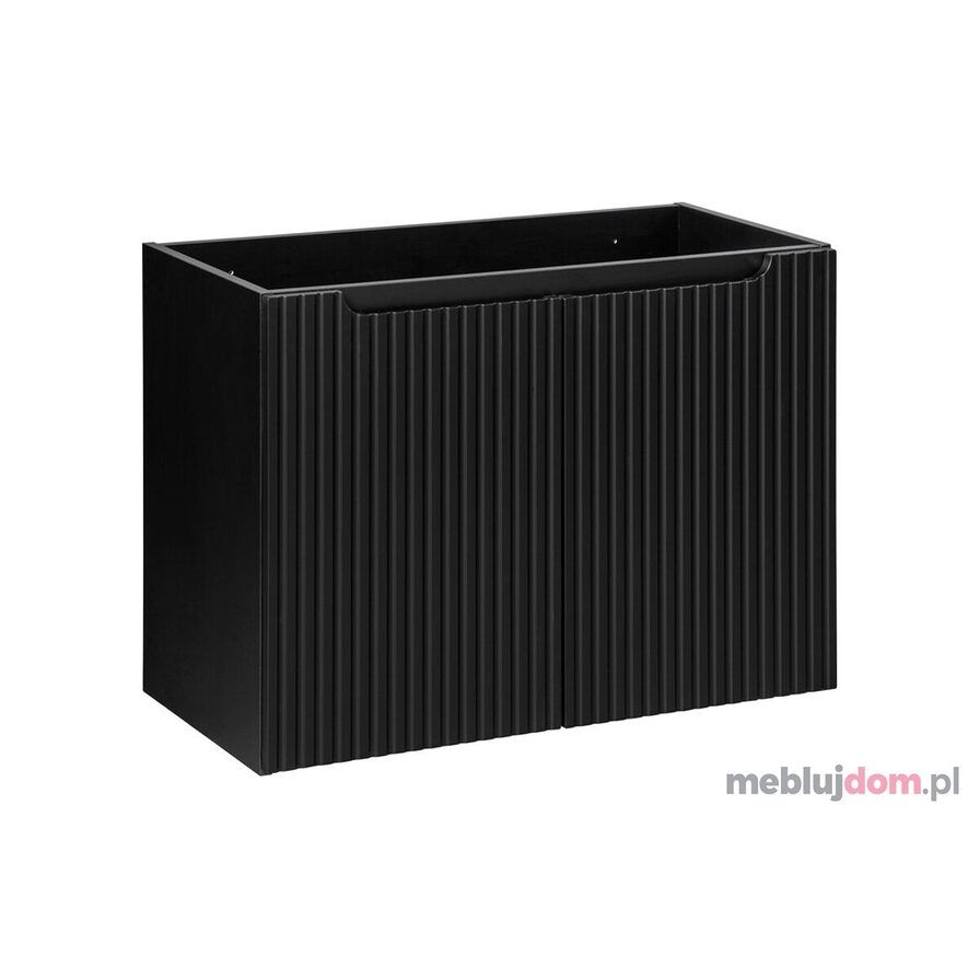 Szafka pod umywalkę NOVA BLACK D2 82-80-2D - czarny mat