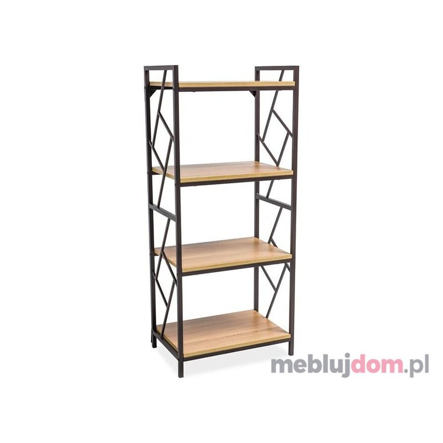 Regał TABLO R4 Signal dąb-c.brąz