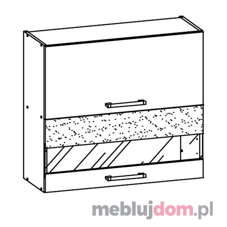 Szafka górna MD9/G80W (okapowa)