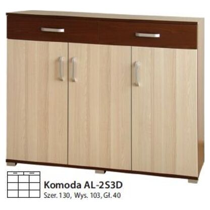 Komoda ALASKA AL-2S3D
