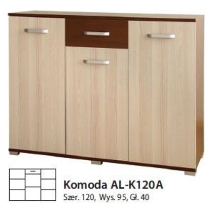 Komoda ALASKA AL-K120 A