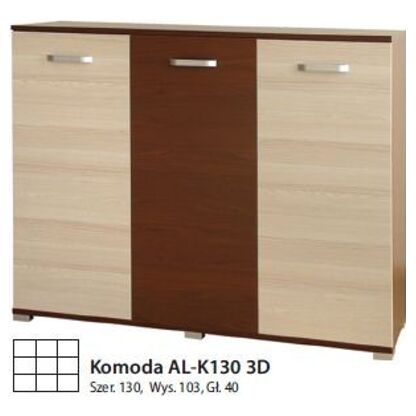 Komoda ALASKA AL-K130 3D