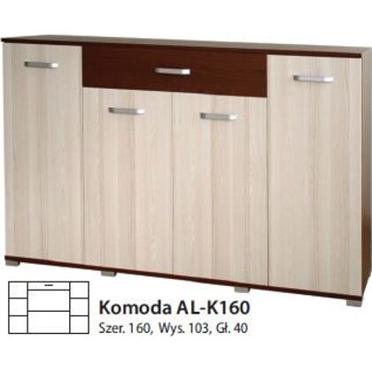 Komoda ALASKA AL-K160