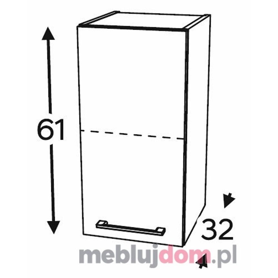 Szafka górna MONO W1 61