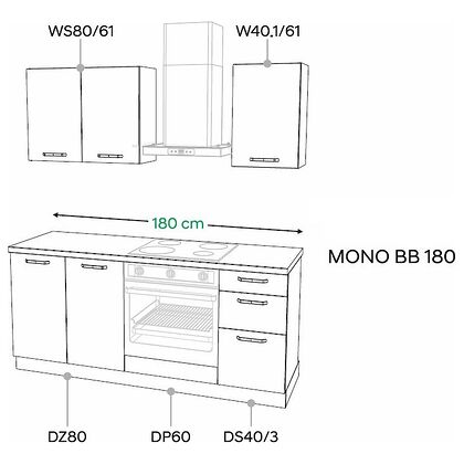 Zestaw MONO BB 180