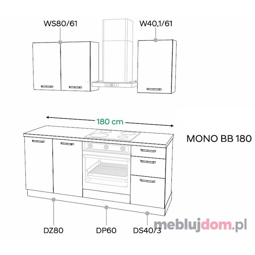 Zestaw MONO BB 180