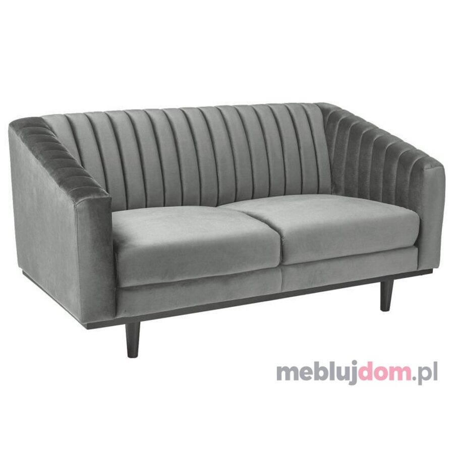 Sofa tapicerowana ASPREY VELVET 2 Signal szary