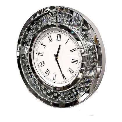 ZEGAR lustrzany diamenty 15JS0015