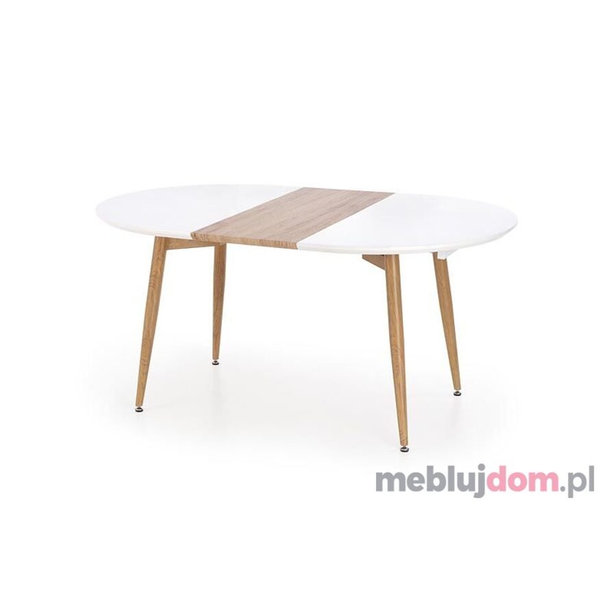 Stół CALIBER Halmar (Biały + dąb sanremo)