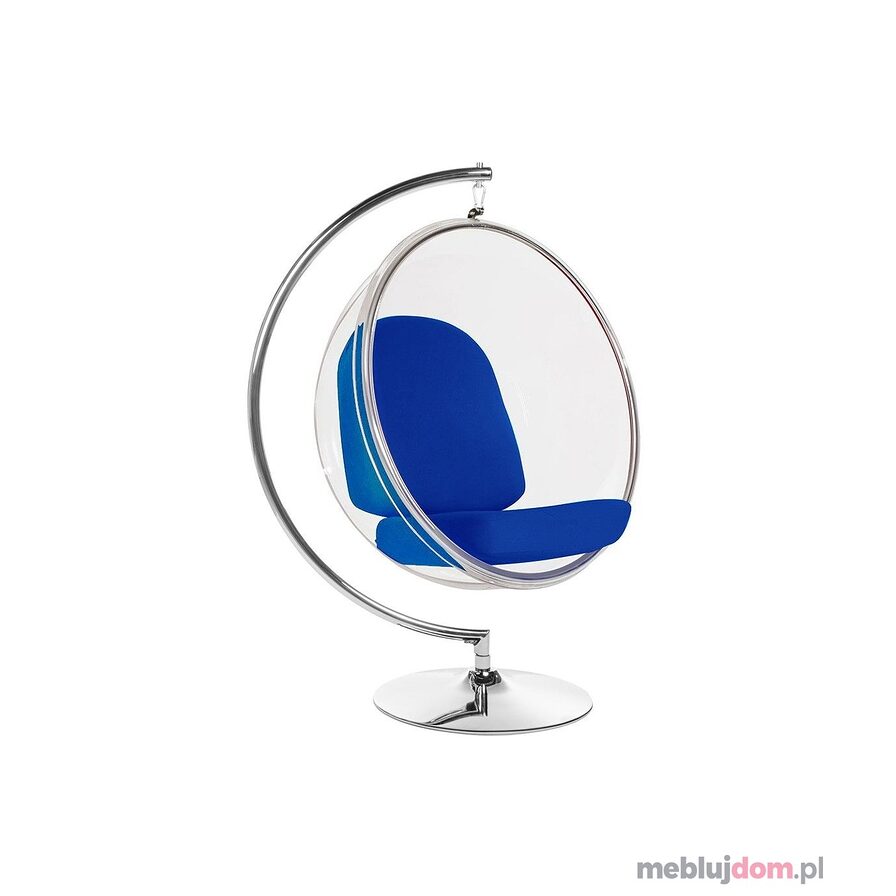 Fotel BUBBLE STAND niebieski